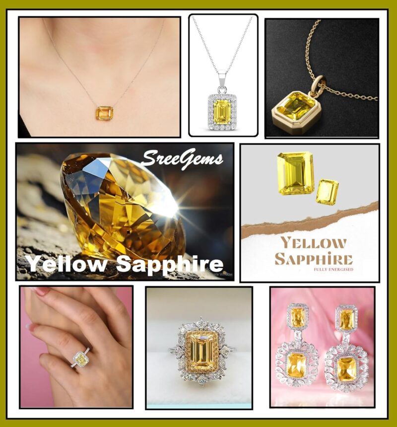 SreeGems 5 Carat Pukhraj Stone Original 5 Carat Yellow Sapphire Stone Original Certified Pukhraj Stone 5.5 Ratti Original Ceylon Yellow Sapphire Unheated Rashi Ratan Pukhraj पुखराज रत्न ओरिजिनल Yellow Pukhraj 5.5 Ratti Sri Lanka Pukhraj Stone Yellow Sapphire Gemstone Unheated And Untreated Pukhraj Stone For Ring