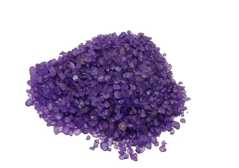 Amethyst dye Chips of Premium Small Tumbled Gemstone Crystal Healing Chips 100 Gram Pack