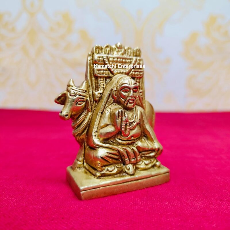 Kamatchi Enterprises Brass Raghavendra Idol | Raghavendra Swamy