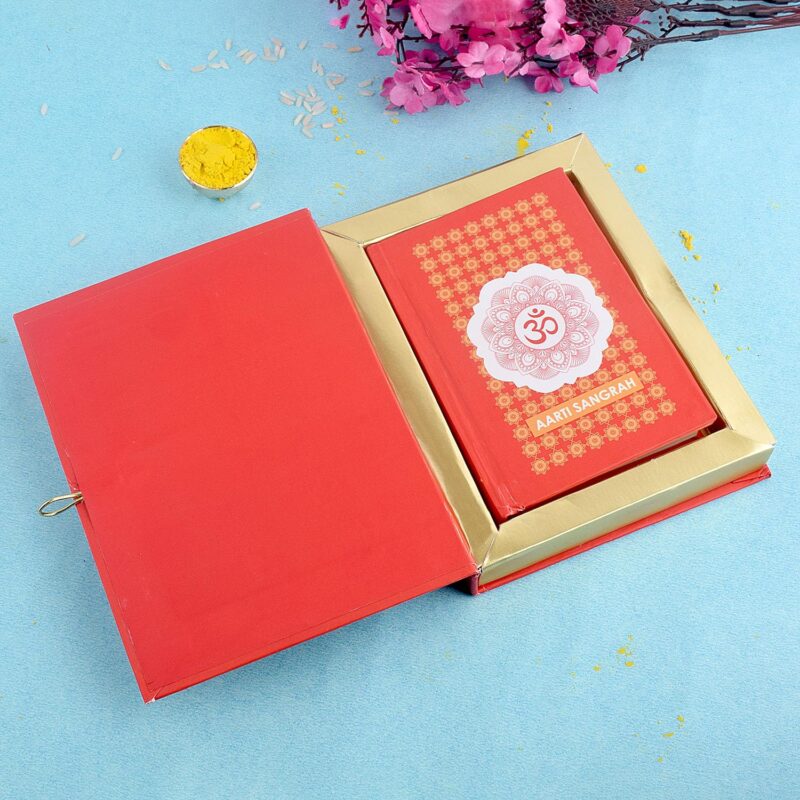 SATVIK Aarti Sangrah Pocket Size (Hindi & English) Devotional Spiritual Blessings Return Gift Items Ganesh Laxmi Hanuman Ram Shani Dev Parvati Gayatri Mata Hindu Religious Aarti Puja/Pooja Book