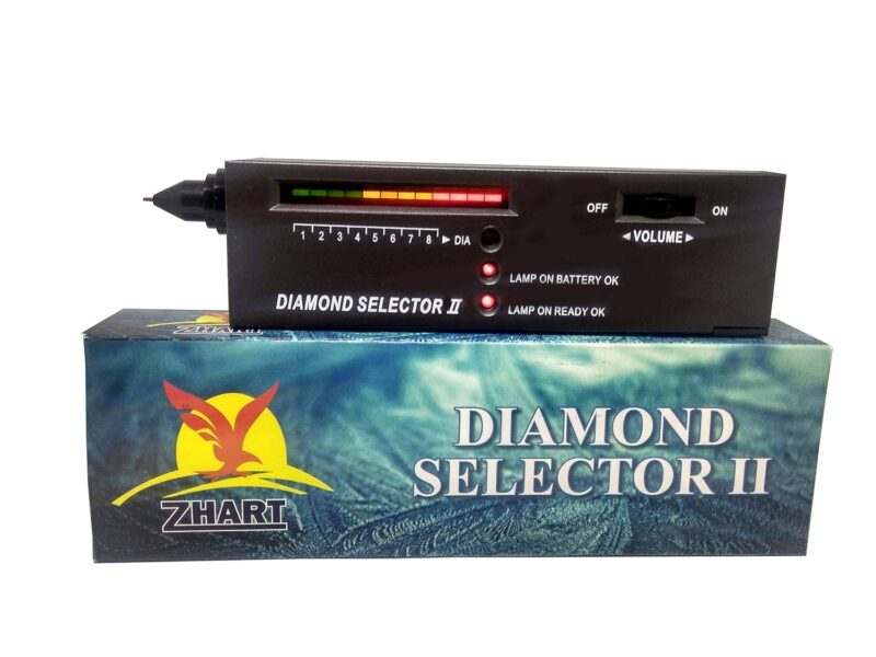 zhart Diamond Tester Machine for Checking Fake or Genuine Diamonds Jewellery Gemstone Moissanite selector ii Tool for Professional and Home Use (#Without Battery)