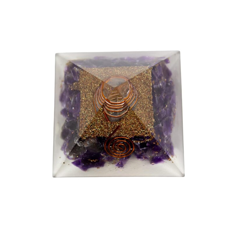 YOUR SPIRITUAL REVOLUTION Amethyst Natural Gemstone Pyramid Healing Crystal Wealth Vastu Energy Correction FengShui Home Decor