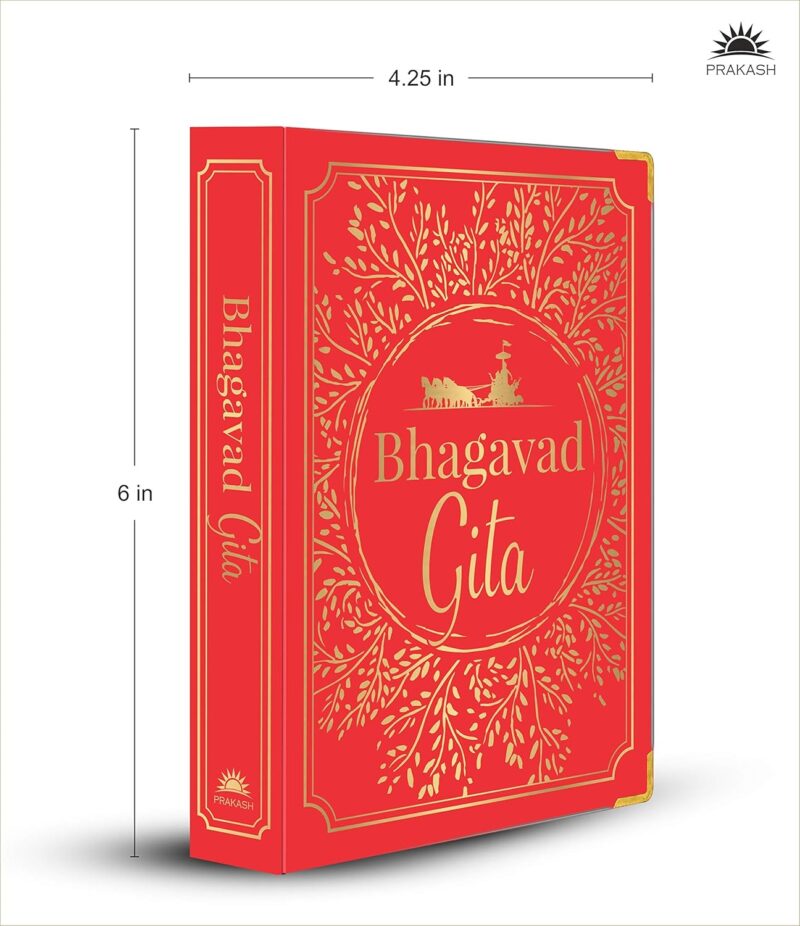 Bhagavad Gita [Deluxe Hardbound Edition] Sacred Text for Self-Realization and Spiritual Enlightenment | Discover Ancient Wisdom | Timeless Religious Teachings | Book on India’s Vedic Wisdom