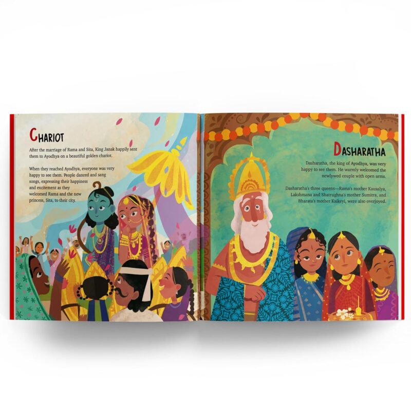 ABC Ramayana: Illustrated Alphabet Book to Discover Characters and Stories | Explore Hindu Mythology, Timeless Values, and Cultural Heritage | Chronological Sequencing | Ages 3+ [Penguin Early Learning Series]