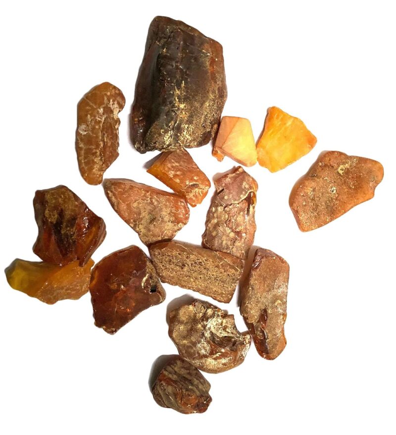 Ginni Raw Amber Stone (8-9g)