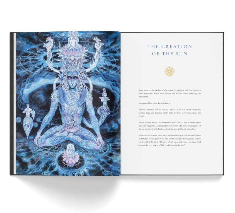 NAMAHA - Stories From The Land Of Gods And Goddesses by Abhishek Singh – Illustrated Short Stories from Indian Mythology with Stunning Shiva Artwork | Inspired by Ancient Wisdom Literature of India | Hardcover Collectible Edition with Special Print | 8.5in. x 11in.