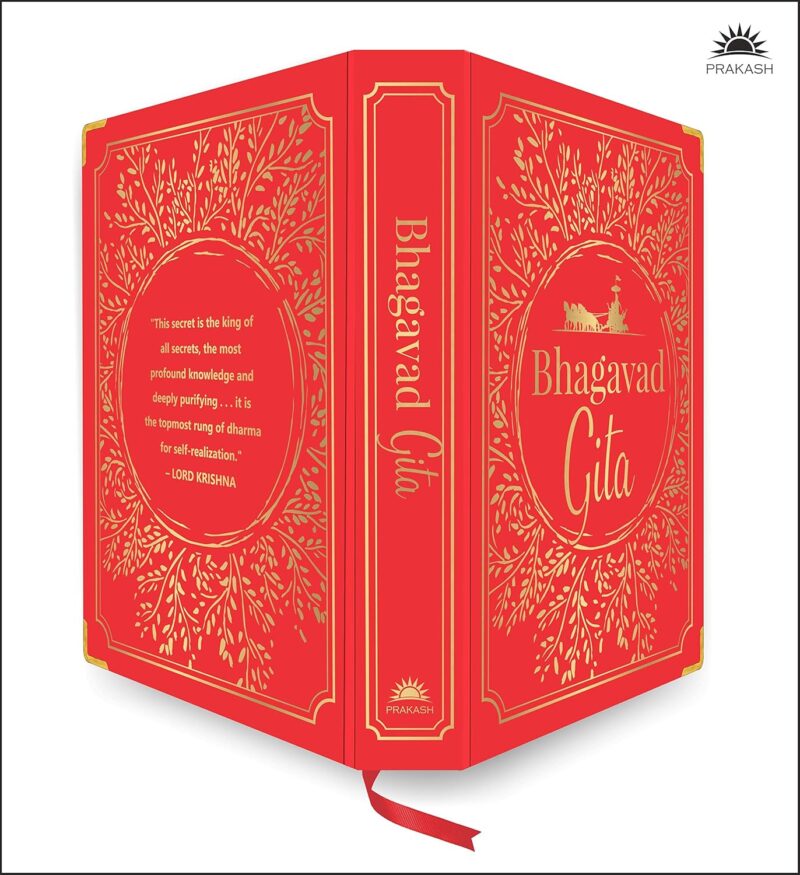 Bhagavad Gita [Deluxe Hardbound Edition] Sacred Text for Self-Realization and Spiritual Enlightenment | Discover Ancient Wisdom | Timeless Religious Teachings | Book on India’s Vedic Wisdom