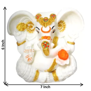 Divine Ganesh Idol in Marble Matt Finish