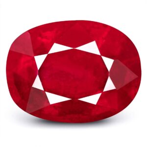 RSPR Natural 5.25 Ratti Ruby Stone Original with Lab Certified Manik Stone Certified/manik Gemstone Original Certified/manikya Gemstone