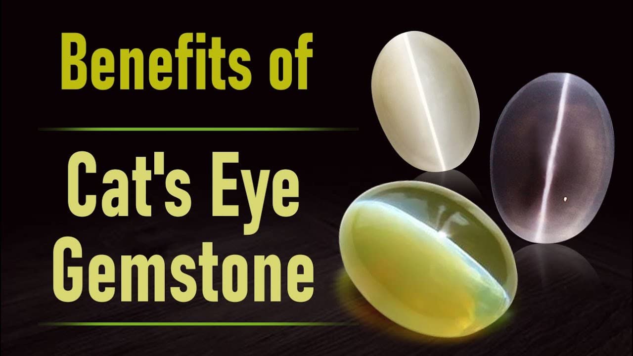 CruzStone 4.25 Ratti Cat's Eye Stone Original Certified Srilankan Oval Shape White Transparent Lehsuniya Gemstone For Men & Women