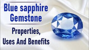 JAGDAMBA GEMS 4.00 Ratti Blue Sapphire (NEELAM/NILAM Stone) Certified Natural Gemstone AAA Quality