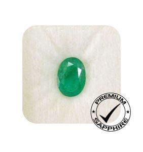 VKG GEMS Emerald Stone Original 7.25 Ratti Natural (Brazilian Emerald Panna) Loose Precious Panna Gemstone