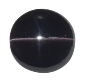 Astro Cart Black Cats Eye Stone Original Certified 8 Ratti/7.25 Carat Ceylon Cats Eye Stone Pure Lehsuniya Ratan लहसुनिया रत्न Chrysoberyl Cats Eye Stone Sri Lanka कैट्स आई स्टोन Ketu Stone For Men
