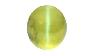 AstroCart Lab Certified 5.25 Carat लहसुनिया Lehsuniya Stone Oval Shape Cats Eye Stone 5.75 Ratti Oval Shape Vaidurya Stone Original Certified By Lab Natural Ketu Ratan For Ring Pendent