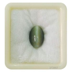 Bague Cat's Eye Stone original Lehsunia Natural Certified Loose Precious Gemstone