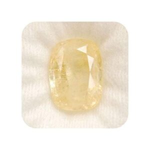 PARI SALES Gems Yellow Sapphire Pukhraj 5.00 Ratti GGTL Certified from Sri Lanka (Ceylon) Natural Original AAA++ Quality Loose Gemstone