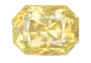 Gemstone Industry Kanakapushyaragam Sri Lanka Stone Original Certified Geniune श्रीलंका येलो सफायर स्टोन ओरिजिनल सर्टिफाइड 4.5 Ratti Premium Yellow Sapphire Stone Ceylon Gurupriya Loose Gemstone Mani