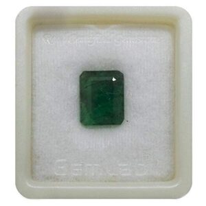 Kirti Sales 7.25 Ratti Zambian Emerald (Panna Stone) 100% Original Certified Natural Gemstone AAA Quality