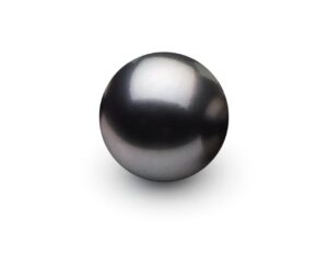 AYUSH GEMS 9.00 Ratti Natural Black Pearl Gemstone Certified Moti Stone for Man and Woman with Lab Certificate
