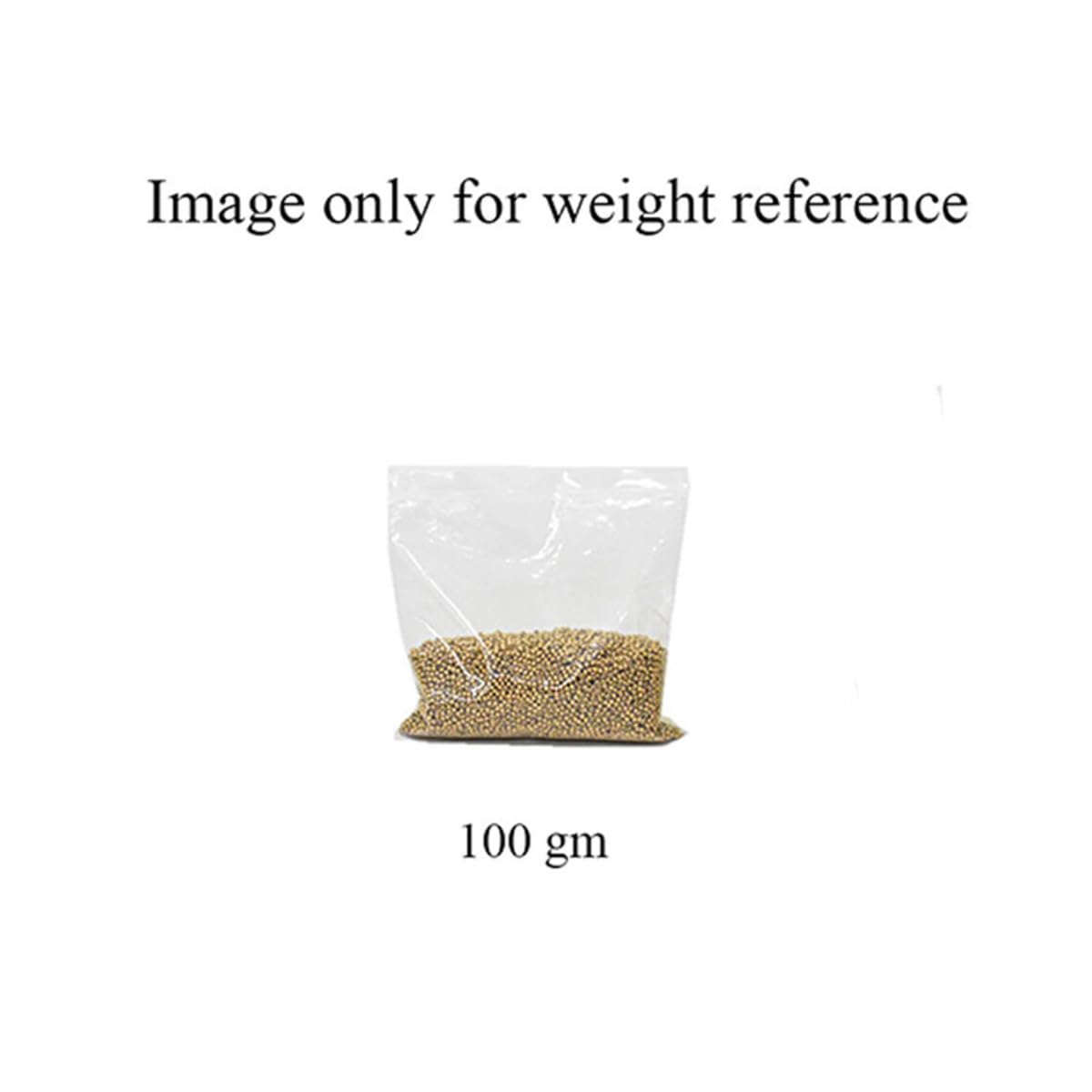 Embroiderymaterial 11/0 Uni-Gold Glass Stone Pearls, Seed Beads for Jewellery Making, Toran, Bag Decoration, Embroidery, Muthyalu Craft (2Mm/100 Grams) - Image 4