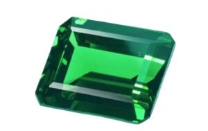 Aanya Gems Hydro Emerald Green 9.25 Ratti Columbian Emerald Stone with Lab Certificate