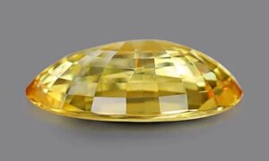 Yellow Sapphire 8 Ratti Natural Pukhraj Ratan 7.25 Carat पीला पुकराज Srilankan Mine Oval Shape Kanakpushyaragam Stone September Birthstone Vachaspati Vallabh for Men Women Pukhraj Stone 8 Ratti Natural Pushkaraj Stonee Amazing Pila Pathar Real Pushparagam श्रीलंका येलो सफायर स्टोन ओरिजिनल सर्टिफाइड By BluDiamond