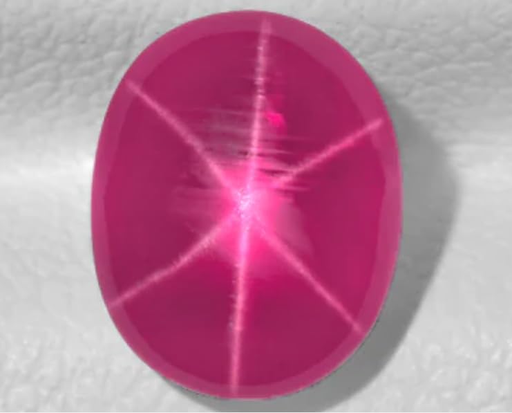 Beauty Gems Star Ruby Loose Stone Original Certified From Burma 7.5 Carat Unheated & Natural Surya Kant Mani 8.25 Ratti Amazing Manik Ratna For Making Beautiful Pendant - Image 2