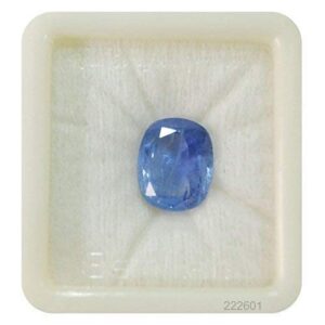 KIRTI GEMS Blue Sapphire 10.25 Ratti 9.65 Carat Unheated, Untreated (Neelam/Nilam) Certified Natural Ceylon Gemstone