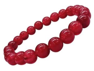 Dane Gems AAA++ Pure Manik Stone Bracelet For Men & Women Stretchable Bracelet रूबी स्टोन ब्रेसलेट Manikya Bracelet Ruby Stone Original Bracelet Ruby Bracelet Adjustable Ruby Crystal Bracelet Bracelet For Man Bracelet For Girls Stylish Healing Bracelet Bead Bracelet with Certificate Bracelet Original Certified Healing Crystal Bracelet Chakra Healing Bracelet Healing Stone Bracelet Gemstone Bracelet Stretchable Bracelet For Women Astrology Bracelet Adjustable Bracelet Elastic Bracelet Handmade Bracelet Hand Bracelet Wrist Bracelet