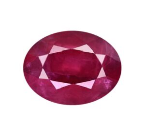 S KUMAR GEMS & JEWELS Certified Pink 4.50 Ratti Oval Natural Ruby Stone Gemstone for Men and Women