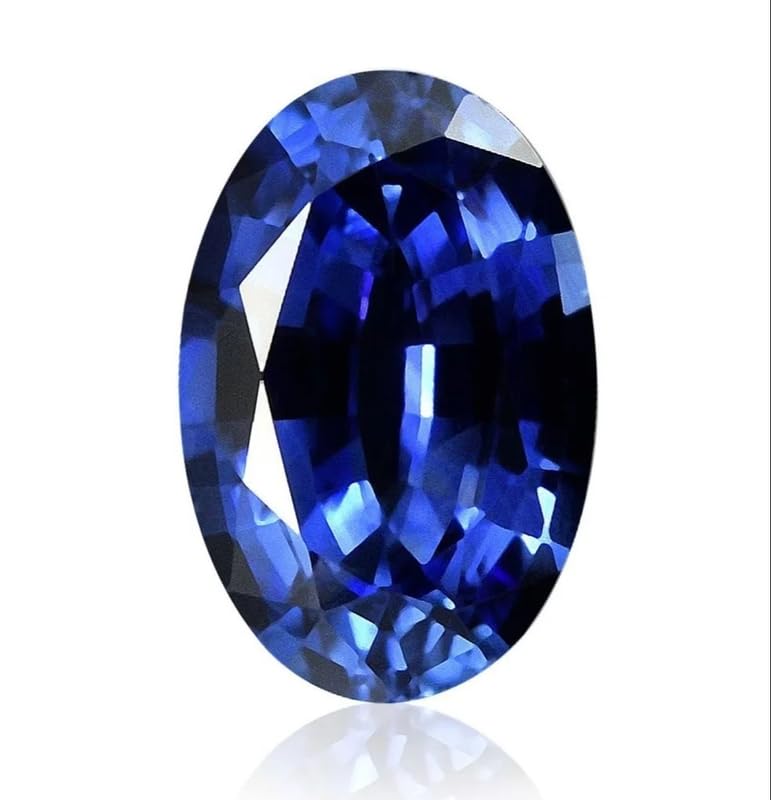 KaratKing® Blue Sapphire Neelam Natural Certified Unheated Gemstone Lab Certified 6.5 Ratti