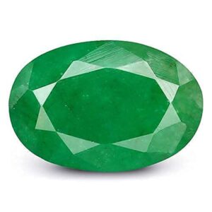 Vaibhav Gems 7.25-7.50 Ratti Beryl Emerald (Panna Stone) 100 Certified Natural Gemstone AAA Quality