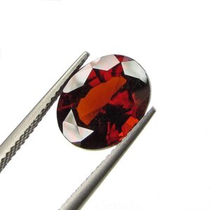 VKG GEMS Hessonite Gomed Stone 8.59 Carats Brown Certified Loose Gemstone for Astrological Purposes