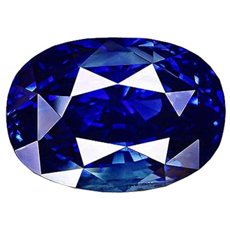 KaratKing® Certified 7.25 Ratti Blue Sapphire Ceylon Mined Pukhraj Neelam Gemstone