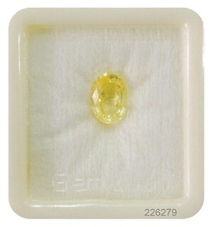 Sidharth Gems Ceylon Yellow Sapphire Stone Original Certified Loose Precious Pukhraj Gemstone 7.25 Ratti Yellow Sapphire Stone