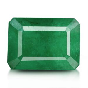 SONIYA GEMS Natural AAA++ Quality 5.25 Ratti 4.00 Carat Natural Certified Zambian Emerald/Panna Loose Gemstone for Men and Women {Lab Certified}