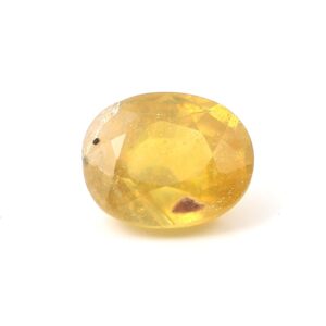 Ananth Gems Natural Yellow Sapphire (Pukhraj) 4.13 Carat or 4.54 Ratti Certified Loose Gemstone