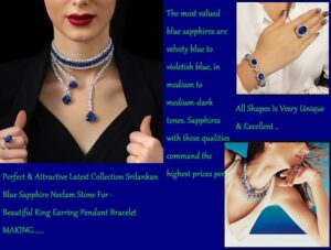 USPTO Unheated Untreated Natural Neelam Stone Ceylon Sri Lanka IGL Lab Tested Gemstone AAA+++ Quality Blue Sapphire Stone Original Certified Transparent Pure Blue Nag श्रीलंका ब्लू सफायर नीलम स्टोन