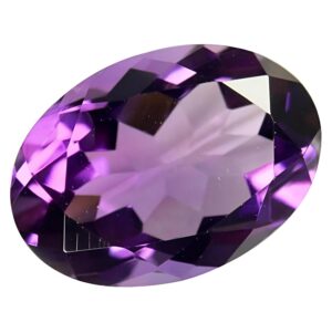 ARSUVI Original Amethyst Stone 9.25 Ratti Lab-Certified Earth Mind Natural Katela/Kathela Rashi Ratna Loose Gemstone for Men and Women (8.41 Carat)