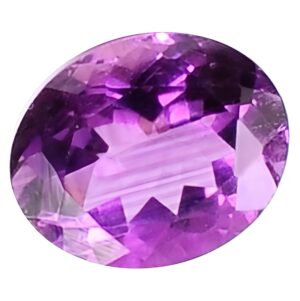 ARSUVI Original Amethyst Stone 7.25 Ratti Lab-Certified Earth Mind Natural Katela/Kathela Rashi Ratna Loose Gemstone for Men and Women (6.59 Carat)