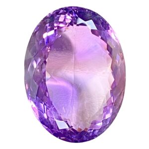 ARSUVI Natural Amethyst Stone 9 Ratti Lab-Certified Earth Mind Natural Katela/Kathela Rashi Ratna Loose Gemstone for Men and Women (9 Ratti / 8.25 Carat)