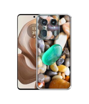 Casotec Sea Stones Design Printed Silicon Soft TPU Back Case Cover for Motorola Moto Edge 50 Ultra 5G