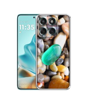 Casotec Sea Stones Design Printed Silicon Soft TPU Back Case Cover for Motorola Moto Edge 60 5G / Edge 60 Fusion 5G