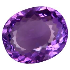 ARSUVI Natural Amethyst Stone 12.50 Ratti Lab-Certified Earth Mind Natural Katela/Kathela Rashi Ratna Loose Gemstone for Men and Women (12.50 Ratti / 11.46 Carat)