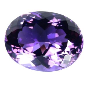 ARSUVI Natural Amethyst Stone 3 Ratti to 12 Ratti Lab-Certified Earth Mind Natural Katela/Kathela Rashi Ratna Loose Gemstone for Men and Women