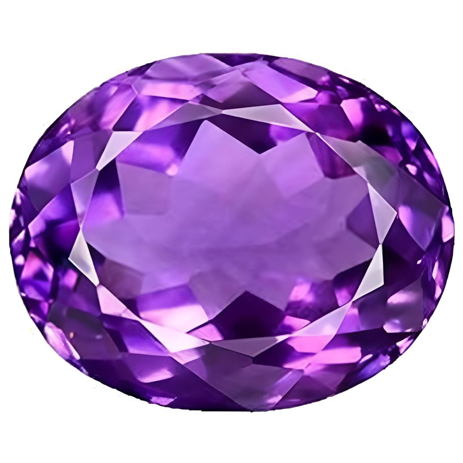 ARSUVI Original Amethyst Stone 10 Ratti Lab-Certified Earth Mind Natural Katela/Kathela Rashi Ratna Loose Gemstone for Men and Women (9.17 Carat)