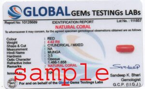 PRAJAPATI GEMS Certified Unheated Untreatet 6.25 Ratti 5.75 Carat A+ Quality Natural Burma Ruby Manik Loose Gemstone for Women's and Men's