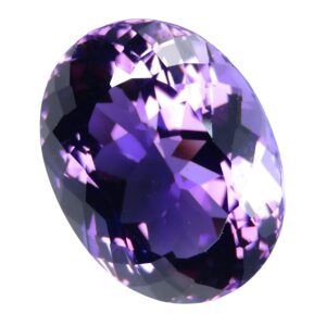 Natural Amethyst Stone 7.25 Ratti Lab-Certified Earth Mind Natural Katela/Kathela Rashi Ratna Loose Gemstone for Men and Women (6.59 Carat)