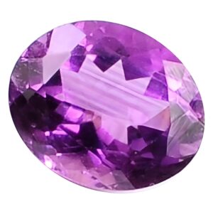 ARSUVI Original Amethyst Stone 9.50 Ratti Lab-Certified Earth Mind Natural Katela/Kathela Rashi Ratna Loose Gemstone for Men and Women (8.71 Carat)