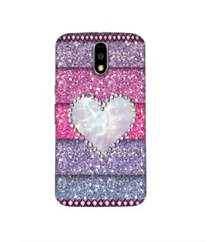 Amazon Brand - Solimo Designer Stone Heart 3D Printed Hard Back Case Mobile Cover for Motorola Moto G4 Plus